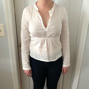 Prada White top Blouse
